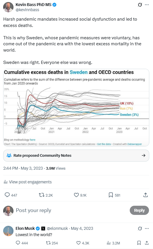 Tweet screenshot — May 3, 2023